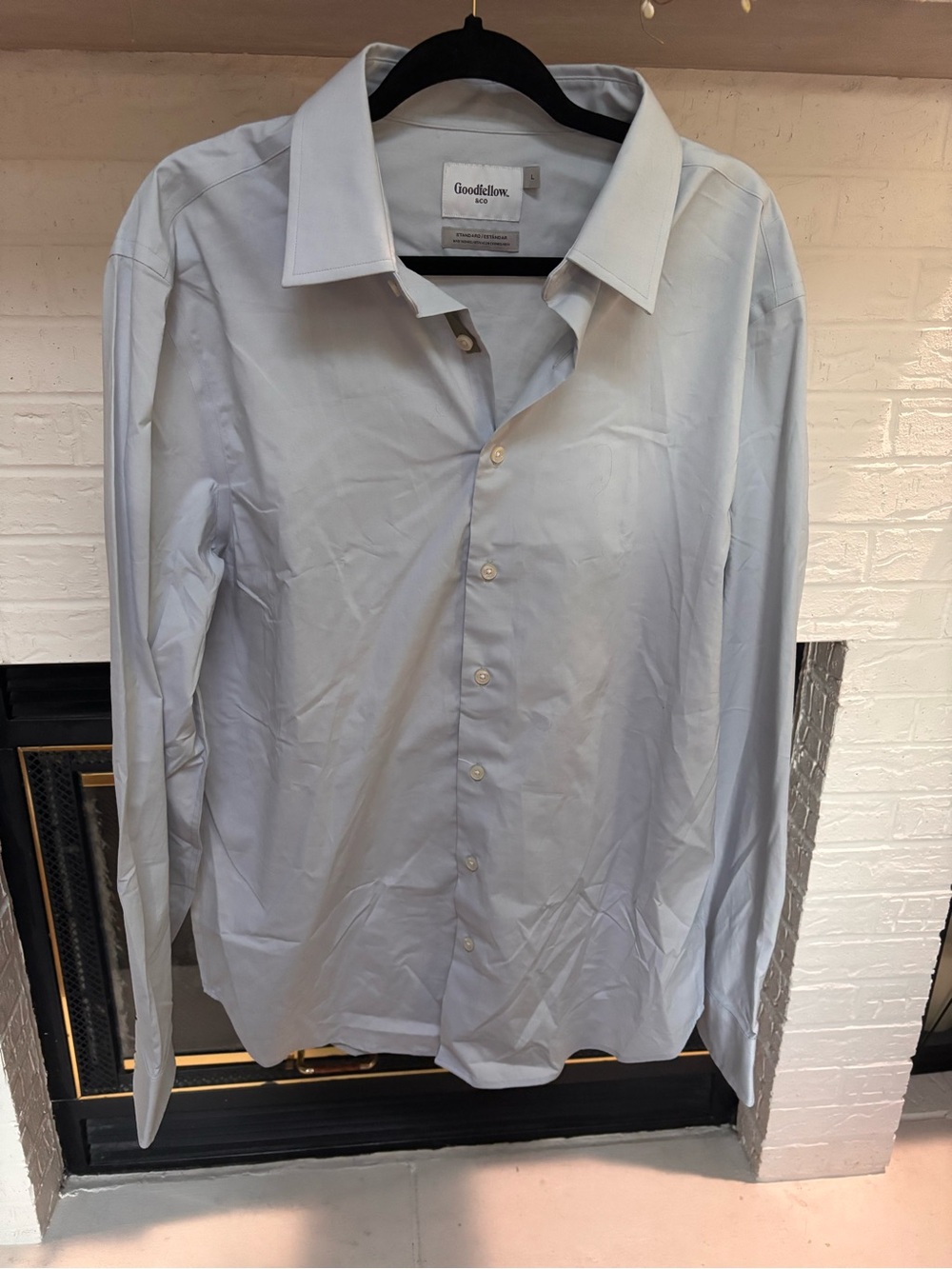 Goodfellow & Co Pale Blue Button-Up Dress Shirt